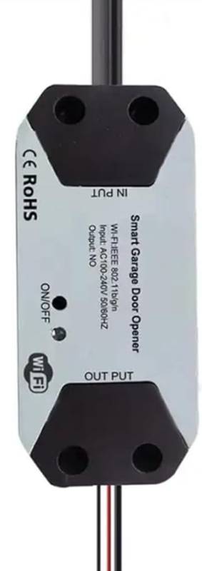 Switch de garaje Tuya TY204 ac110v-240v 10a-1 canal blanco wifi DK-INT-24005610A.1CH.WiF