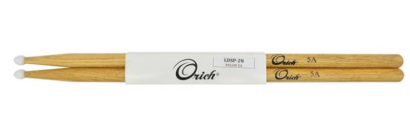 Palillo Baqueta Orich 5A Roble  Punta de  Nylon X2P  LDSP-2N 5A