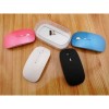 Mouse Flat Inalambrico Colores Mini Receptor Usb Mac