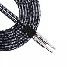 Cable de Guitarra Hebikuo Xa10 6.3 a 6.3 10 metros 10m trenzado