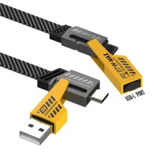 Cable Somostel SMS-BJ15 USB 4 en 1 de aleación de zinc