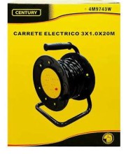 Carrete eléctrico Century 3x1.0x25m cable extensión 4M9743X