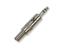Adaptador plug 3.5 stereo metálico cobre PL135H