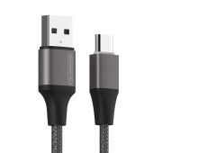 Cable de carga Rapida 3.1A Somostel BW-25 Nylon Metalico Micro USB 