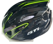 Casco bicicleta negro verde M /55-58cm) MV29