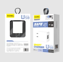 Cargador Pavareal doble con cable tipo c K21C