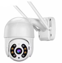 Camara ip PTZ Metal Exterior Wifi TUya 1080 Nocturna IP66 Gira Zoom 5x