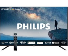 Tv Philips 65 pulgadas QLED 4K UHD led android 14 Google tv sin bordes PHQ65GFUFISDB 