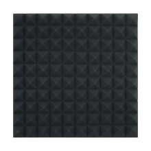 Panel Acustico Espuma 50X50CM ASP501 Negro