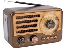 Radio Ebasix O4S182 AM FM estilo vintage clásico MP3 