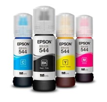 Kit de tintas Epson genericas 544 juego por 4 negro cyan magenta amarillo