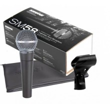 Micrófono Shure profesional dinámico vocal SM58-LC