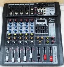 Consola Mezcladora Audio Master 6 Canales Usb Bluetooth M802