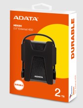 Disco duro externo Adata 2TB DH680 negro 