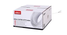 Rollo de cable UTP cat6  305MT Dahua 100% cobre 24 AWG certificado retardante de fuego