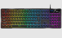 Teclado Scorpion gaming K7 negro USB tecla copilot RGB 10MM pulsaciones