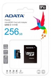 Tarjeta De Memoria Micro Sd 256 Gb Adata Uhs-1 Original