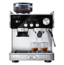 Cafetera Oster 1700w expresso espuma ACC BVSTEM7400-013 con pantalla y molino