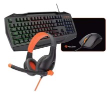 Teclado Meetion mouse audífono mouse pad MT-C49 4 en 1
