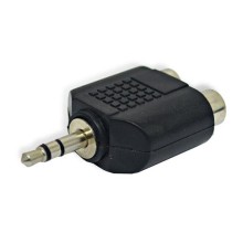 ADAPTADOR 2 JACK RCA X PLUG 3.5 ST