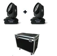 Luz Girable 36 x 15w  rgb wa + UV, Escenario 4 en 1 Led Zoom cabezal móvil Zoom Par + Rack Event Go