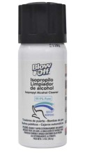 Alcohol limpiador isopropílico Blow off spray limpiador 1.4OZ