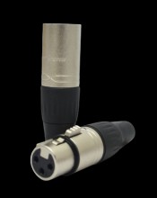 Adaptador Jack ROXTONE Canon (XLR) Metálico Niquelado (RX3FP-NT)