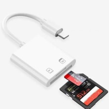 Lector De Memorias Micro Sd Y Sd Para iPhone iPad