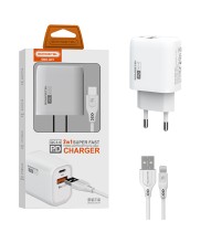 Cargador Usb Somostel Carga Rapida Qc 3.0 + Cable De iPhone 