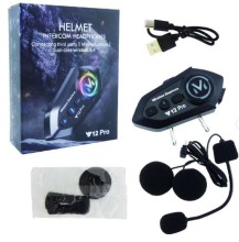 Intercomunicador de Moto para casco bluetooth V12 FM