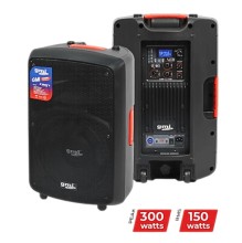 Parlante amplificado GMI-LT12 caja activa lite series C/USB/DSP/BT 12 300W