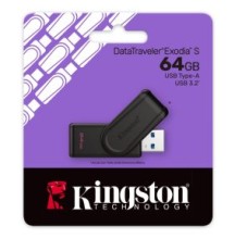 Memoria flash Kingston 64GB usb con tapa girable