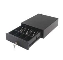 Caja de dinero AON CDK-34B RJ11, 3 Compartimentos Billetes, 4 compartimentos Monedas AO-CD-1005-PTY