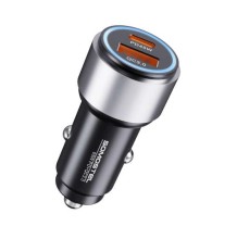 Cargador vehicular Somostel SMS-A51 65W PD + QC3.0 TC-TC