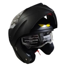Casco para moto as berlin 34 talla XL táctical negro gris mate