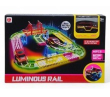 Pista de carros luminosa 29 piezas 1 carro