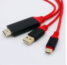 Cable HDTV TIPO C  A HDMI REATIL