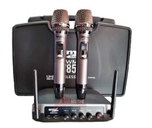 Micrófono inalámbrico profesional GMI GWM-7852 doble UHF