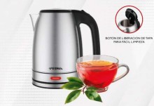 Hervidora eléctrica Prima 1.7lt 1500w acero inoxidable KES03EC-S
