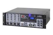Amplificador Grober 450w 6 zonas C/USB/SD/FM/REC/BT