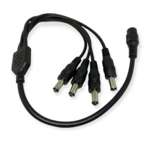 Cable de poder splitter 1 A 4 para cctv cámara let WAC-001 pulpo