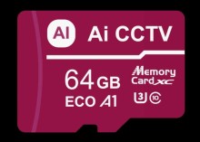 Memoria Micro SD Zyntra 64 GB A1 U3 ZYNMSD064 AI CCTV