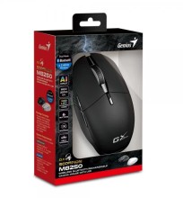 Mouse Genius wireless scorpion M8250 negro 2.4GHZ BT 6 botones DPI 800-3200 con IA