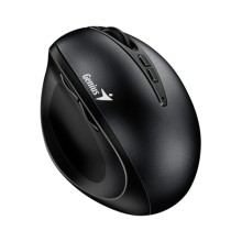 Mouse Genius Wireless Ergo 8300 Negro Vertical Silencioso 7 Botones  2.4ghz Pila AA X 1