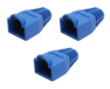 Protector para plug  R-J45 Azul Blanco