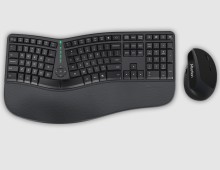 Teclado combo Meetion y mouse MT-DIRECTOR C2 wireless negro 20-01-093