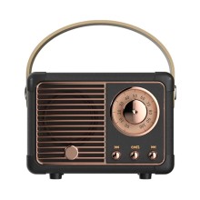 Parlante vintage estilo retro HM-11 Bluetooth/radio FM