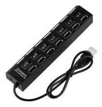 Hub Usb 2.0 7 Puertos Con Interruptor Led Pc Laptop