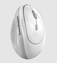 Mouse Genius wireless dual ergo 8350S con IA gris vertical