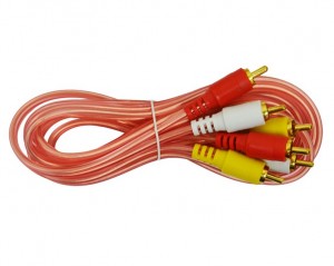 Cable Dvd 3 Plug Rca X 3 Plug Rca 1.8mt Transparente 